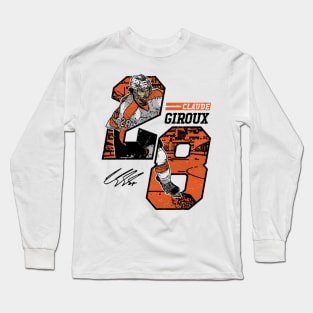 Claude Giroux New York I Offset Long Sleeve T-Shirt